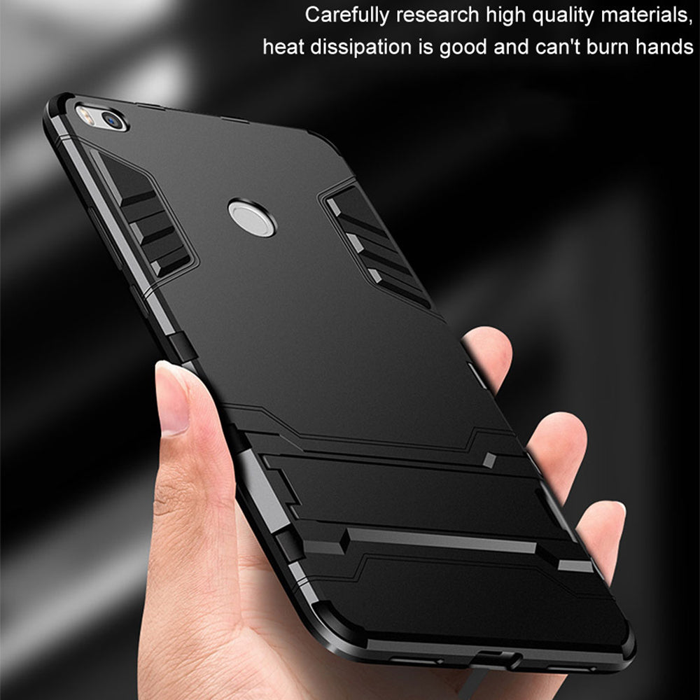 Xiaomi mi max 2 case Luxury Hybrid Shockproof Hard Iron Man Armor Defender Silicone Phone Cover for Xiaomi max 2