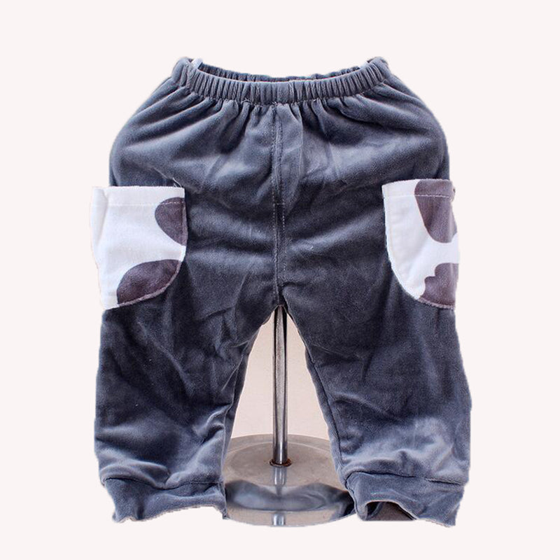 Baby Girls Clothing Cartoon Rabbit Cow Newborn Boy Brand Velvet Hooide + Pants Twinset Kids Infant Sport Suit