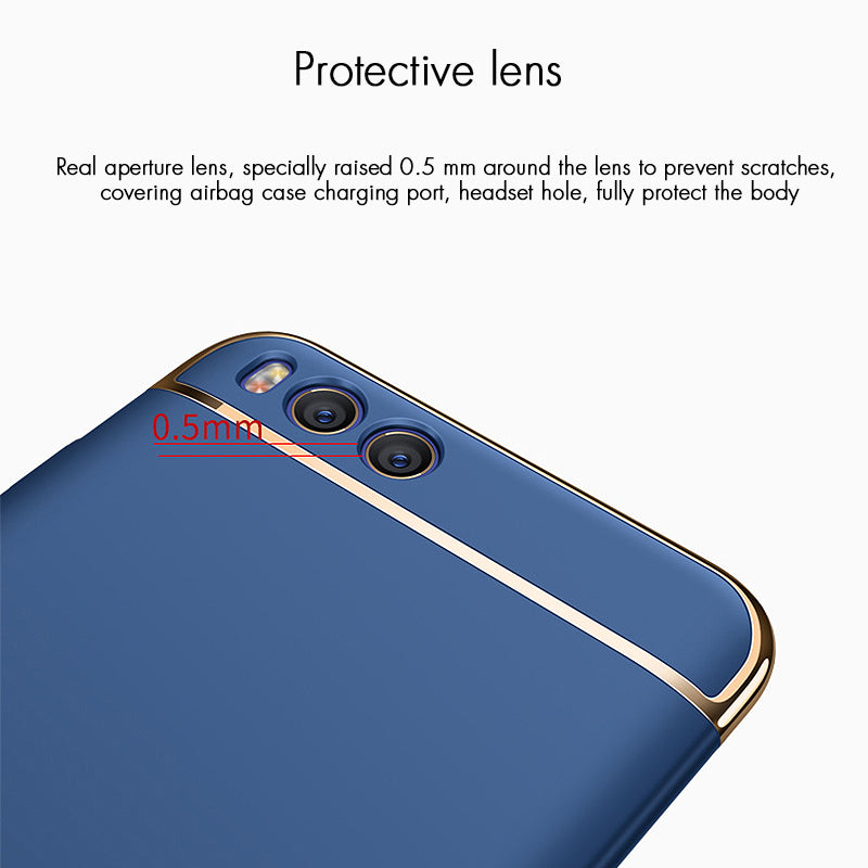 Xiaomi mi6 case Aubusen 3 in 1 Matte PC xiaomi mi 6 case hard protective cases cover for xiaomi mi6 5.15 inch phone case