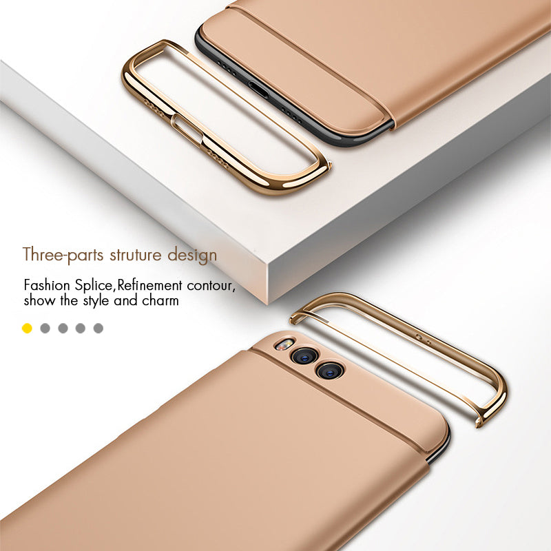 Xiaomi mi6 case Aubusen 3 in 1 Matte PC xiaomi mi 6 case hard protective cases cover for xiaomi mi6 5.15 inch phone case