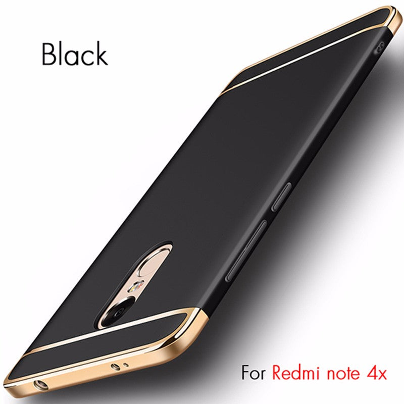 For Xiaomi Redmi note 4x Case Aubusen Luxury 3-IN-1 Shockproof Frosted Shield Hard Back Cover Case for xiaomi Redmi note 4X