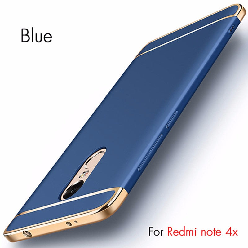 For Xiaomi Redmi note 4x Case Aubusen Luxury 3-IN-1 Shockproof Frosted Shield Hard Back Cover Case for xiaomi Redmi note 4X