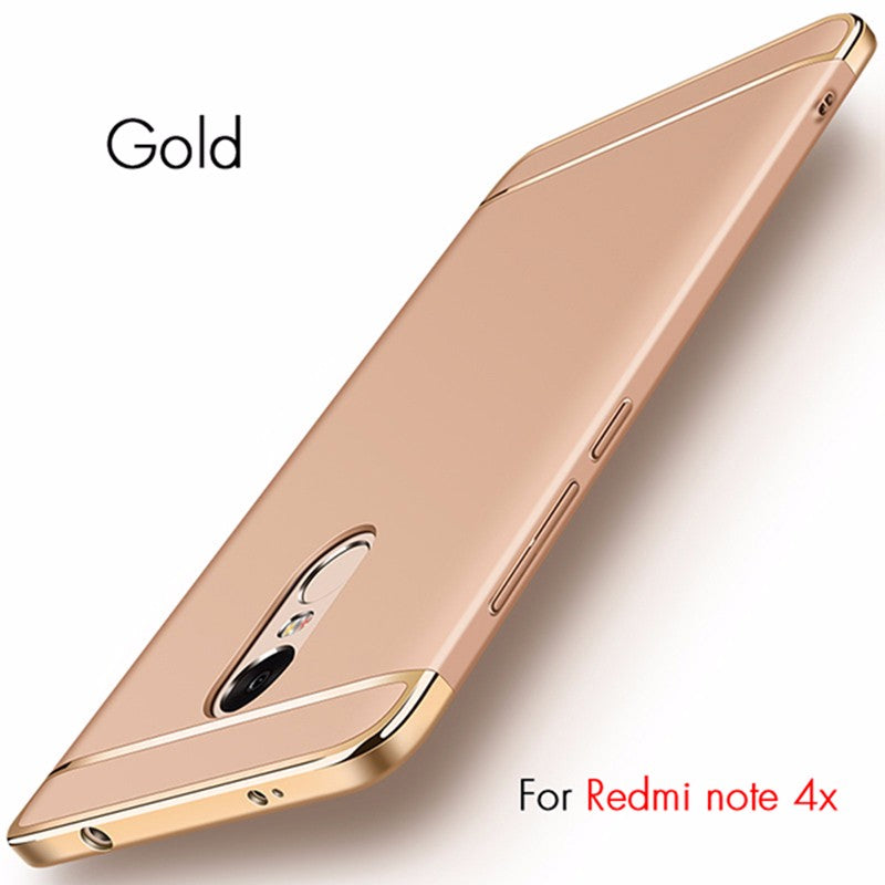 For Xiaomi Redmi note 4x Case Aubusen Luxury 3-IN-1 Shockproof Frosted Shield Hard Back Cover Case for xiaomi Redmi note 4X
