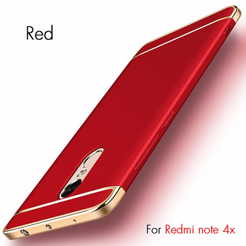 For Xiaomi Redmi note 4x Case Aubusen Luxury 3-IN-1 Shockproof Frosted Shield Hard Back Cover Case for xiaomi Redmi note 4X