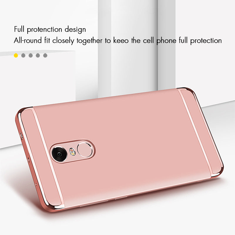 For Xiaomi Redmi note 4x Case Aubusen Luxury 3-IN-1 Shockproof Frosted Shield Hard Back Cover Case for xiaomi Redmi note 4X
