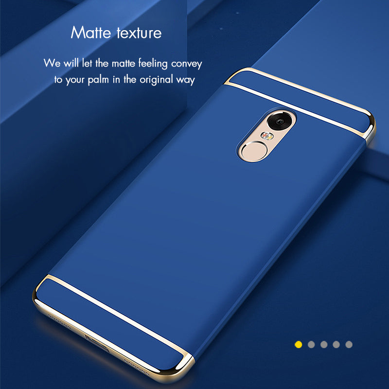 For Xiaomi Redmi note 4x Case Aubusen Luxury 3-IN-1 Shockproof Frosted Shield Hard Back Cover Case for xiaomi Redmi note 4X