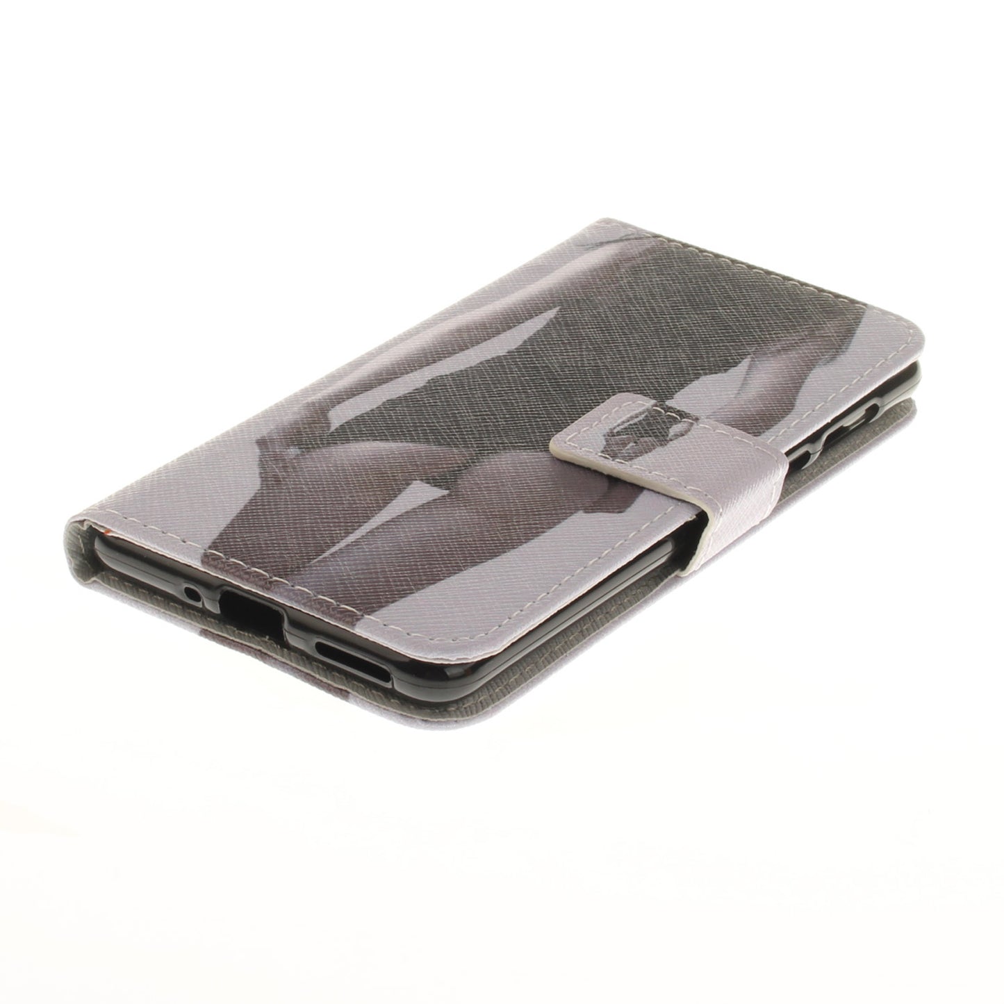 Nokia 5 Case Pattern Printed Flip Magnetic Wallet Card Slot Soft Protective Cover for Nokia 5