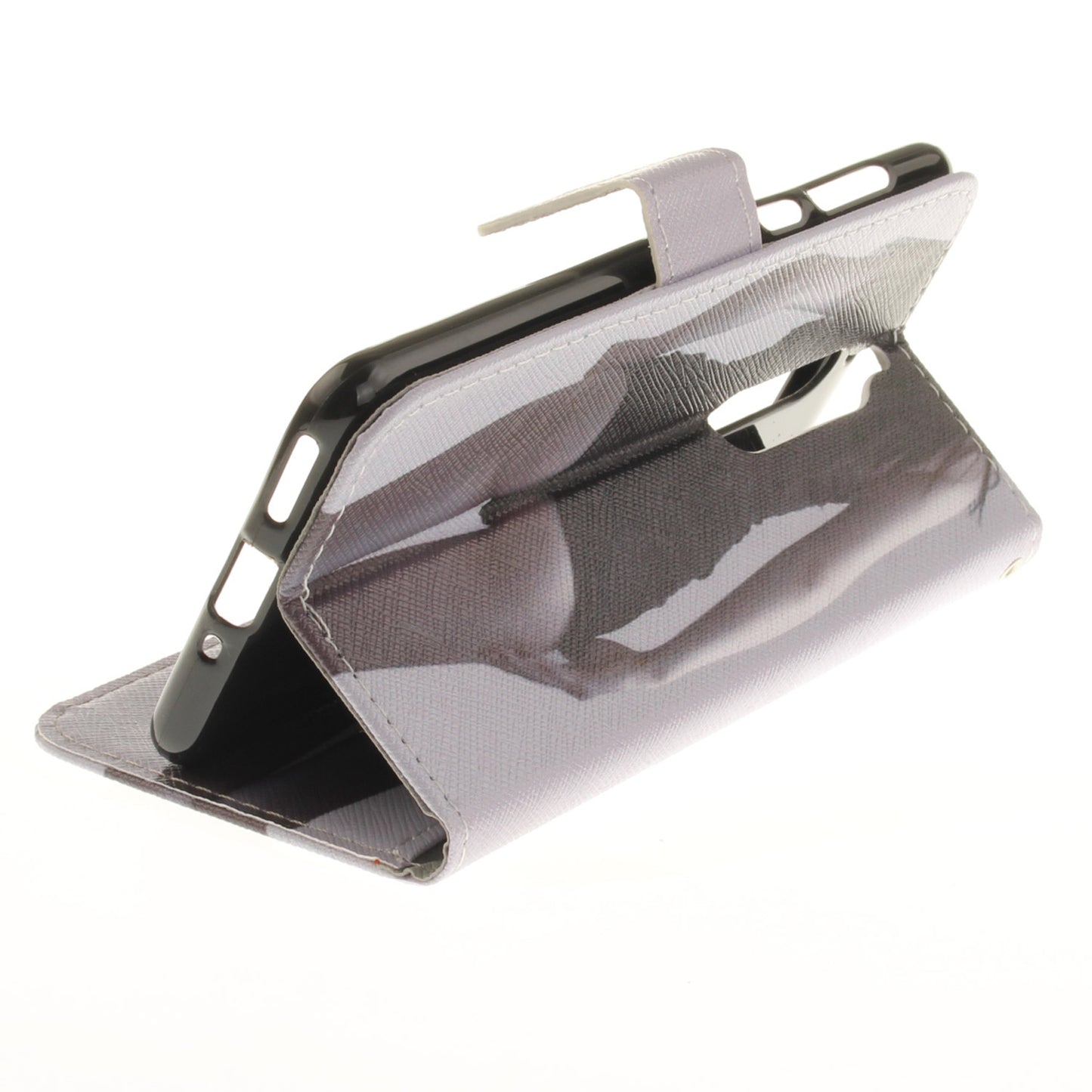 Nokia 5 Case Pattern Printed Flip Magnetic Wallet Card Slot Soft Protective Cover for Nokia 5