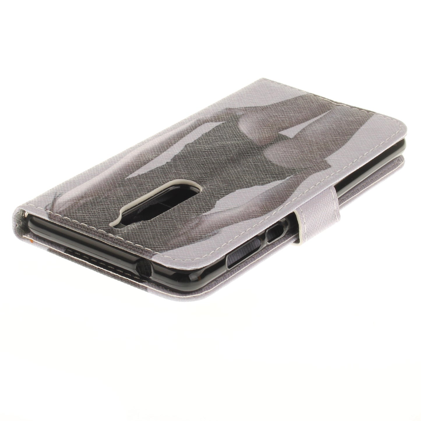 Nokia 5 Case Pattern Printed Flip Magnetic Wallet Card Slot Soft Protective Cover for Nokia 5