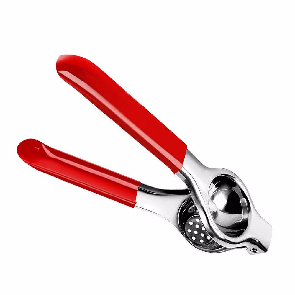Stainless Steel Lemon Squeezer - Lime Juicer with Ergonomic Silicone Handles with Premium Quality