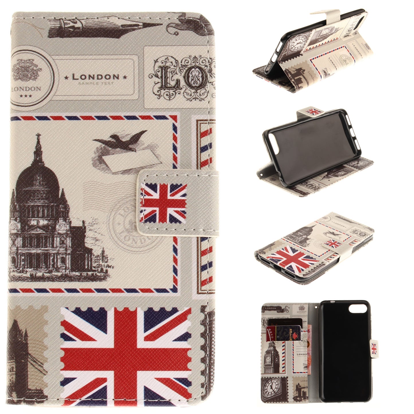 Asus Zenfone 4 Max ZC554KL Case Pattern Printed Flip Magnetic Wallet Card Slot Soft Protective Cover