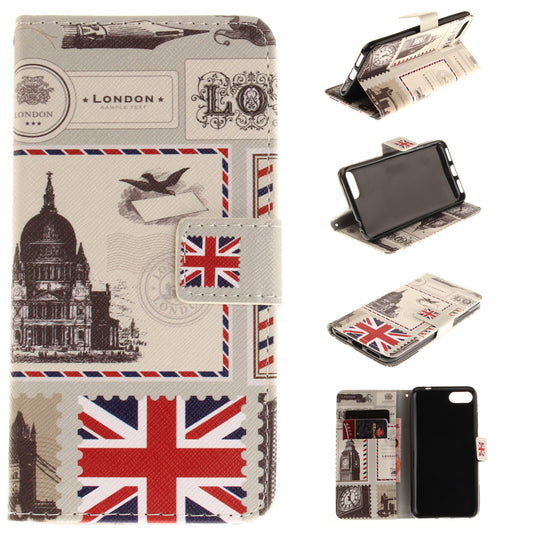 Asus Zenfone 4 Max ZC554KL Case Pattern Printed Flip Magnetic Wallet Card Slot Soft Protective Cover