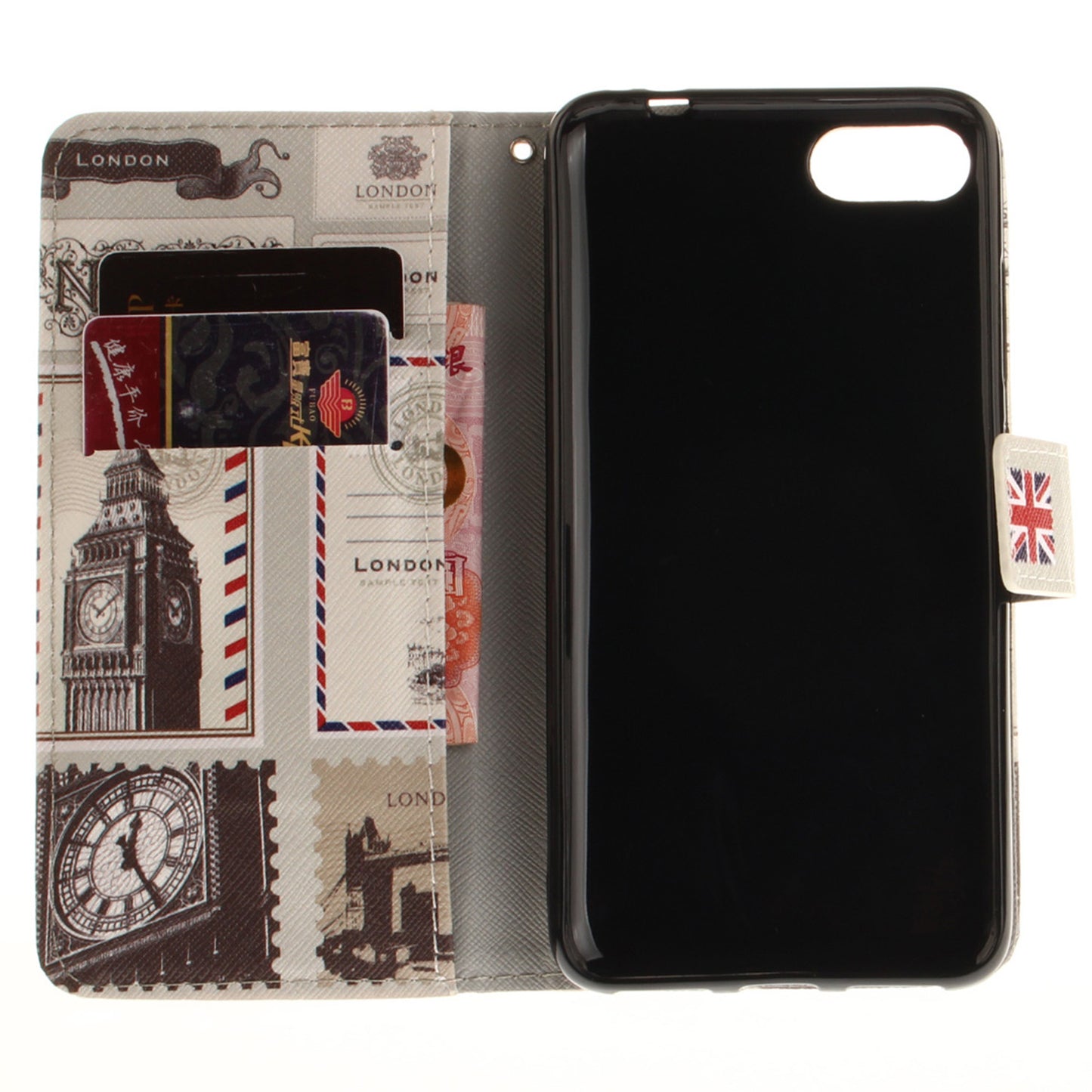 Asus Zenfone 4 Max ZC554KL Case Pattern Printed Flip Magnetic Wallet Card Slot Soft Protective Cover