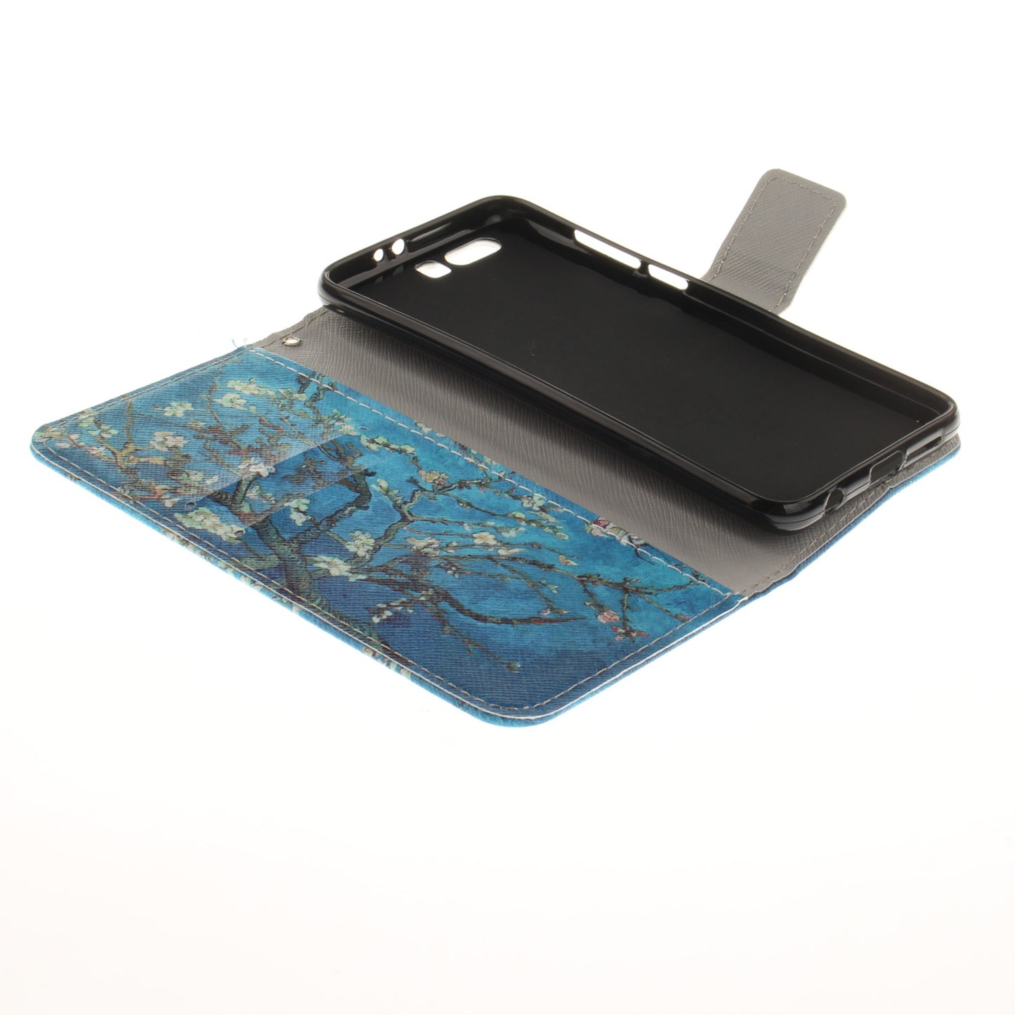 Huawei Honor 9 Case Pattern Printed Flip Magnetic Wallet Card Slot Soft Protective Cover for Huawei Honor 9