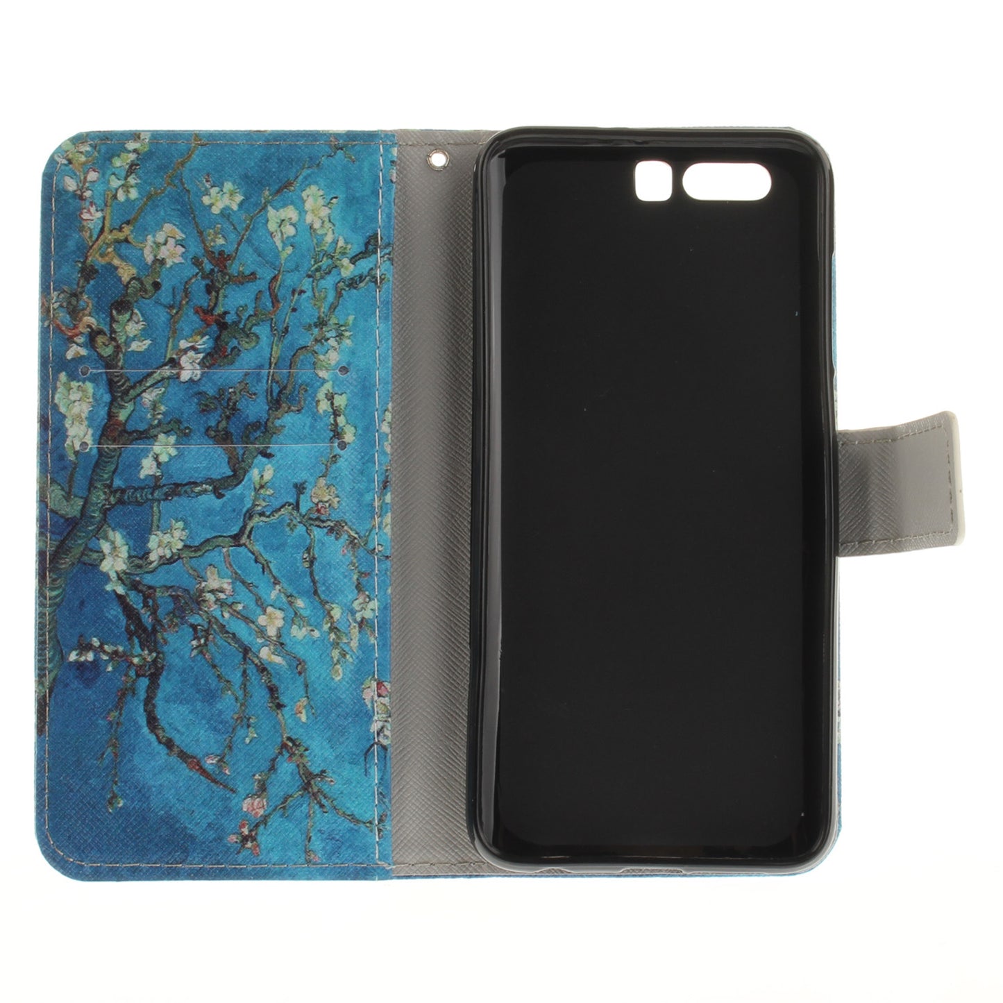 Huawei Honor 9 Case Pattern Printed Flip Magnetic Wallet Card Slot Soft Protective Cover for Huawei Honor 9