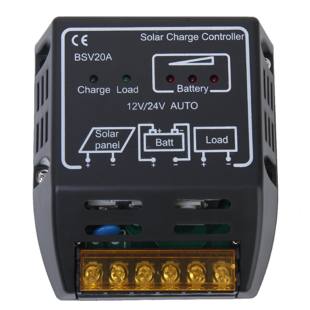 12V/24V 20A Solar Panel Charger Controller Regulator