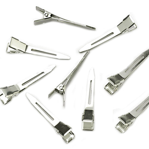 50Pcs Women's Girls' Flat Single Prong Alligator Hair Clips Barrettes for DIY