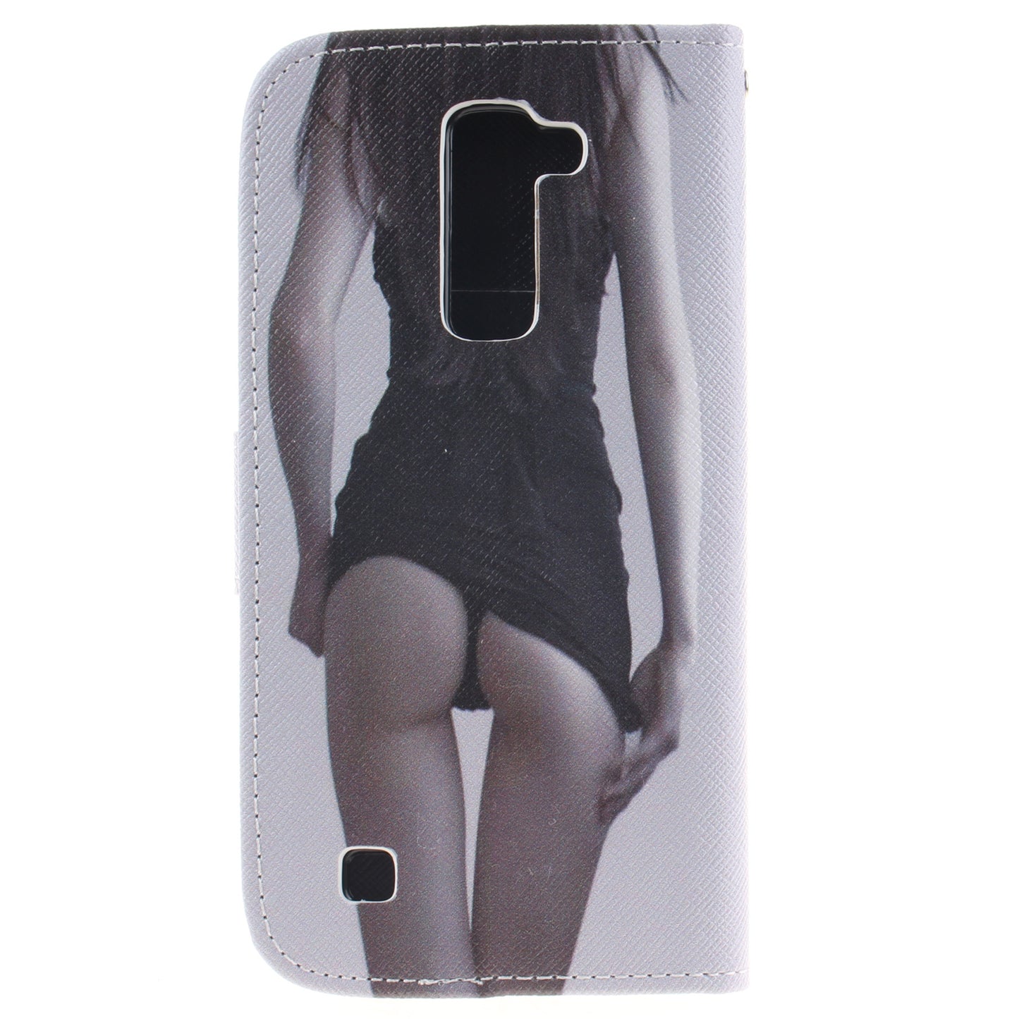 LG K10 Case Pattern Printed Flip Magnetic Wallet Card Slot Soft Protective Cover for LG K10