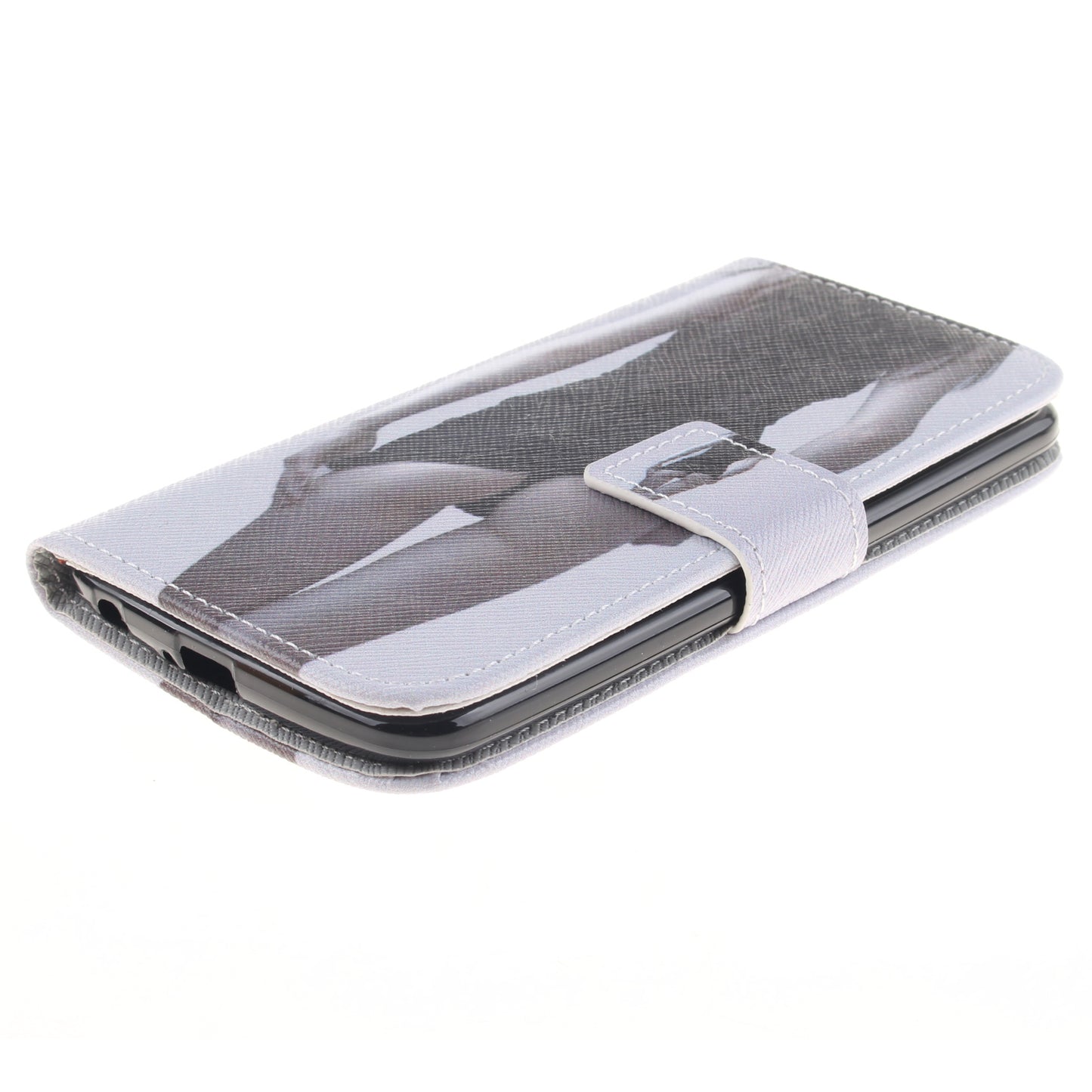 LG K10 Case Pattern Printed Flip Magnetic Wallet Card Slot Soft Protective Cover for LG K10