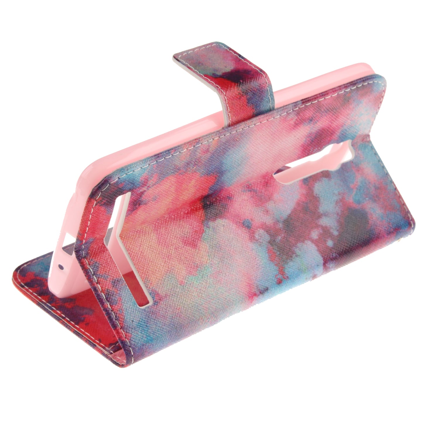 Asus Zenfone 2 ZE551ML Case Pattern Printed Flip Magnetic Wallet Card Slot Soft Protective Cover for Asus Zenfone 2 ZE551ML