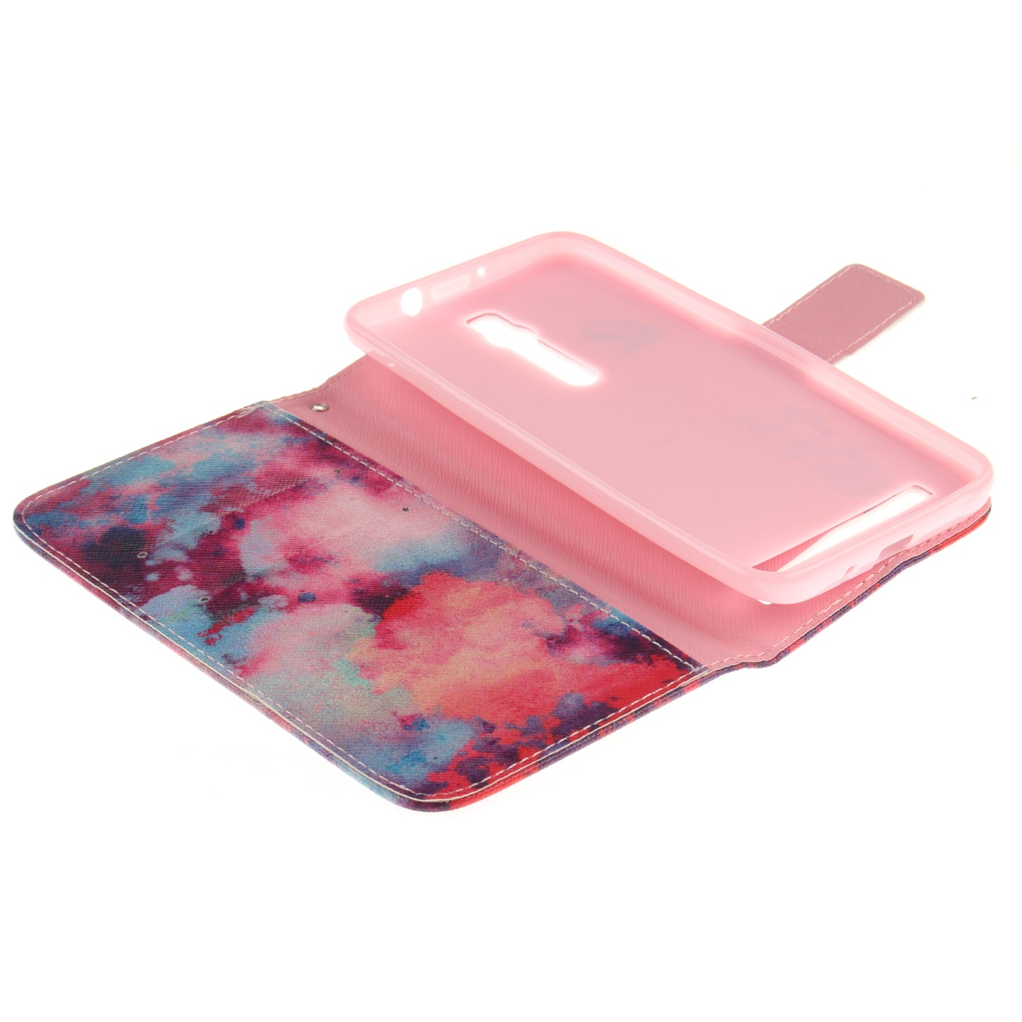 Asus Zenfone 2 ZE551ML Case Pattern Printed Flip Magnetic Wallet Card Slot Soft Protective Cover for Asus Zenfone 2 ZE551ML