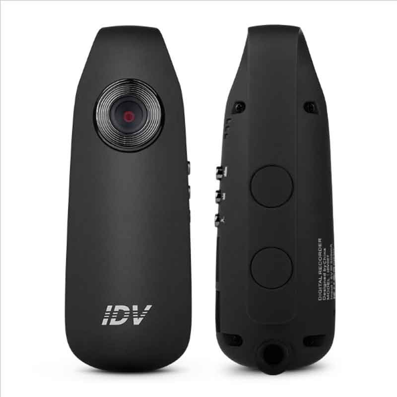 IDV007 Mini Camera DV Loop Video Voice Recorder HD 1080P 12MP 130 Degree Wide Angle Motion Detect Long Time Working Suppor