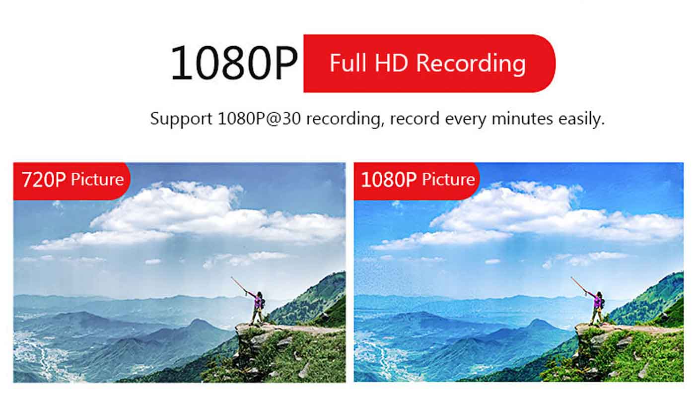 IDV007 Mini Camera DV Loop Video Voice Recorder HD 1080P 12MP 130 Degree Wide Angle Motion Detect Long Time Working Suppor