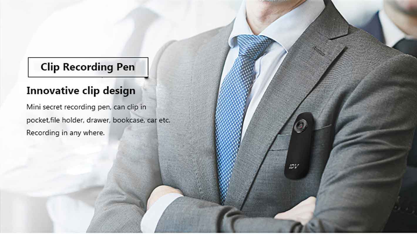 IDV007 Mini Camera DV Loop Video Voice Recorder HD 1080P 12MP 130 Degree Wide Angle Motion Detect Long Time Working Suppor