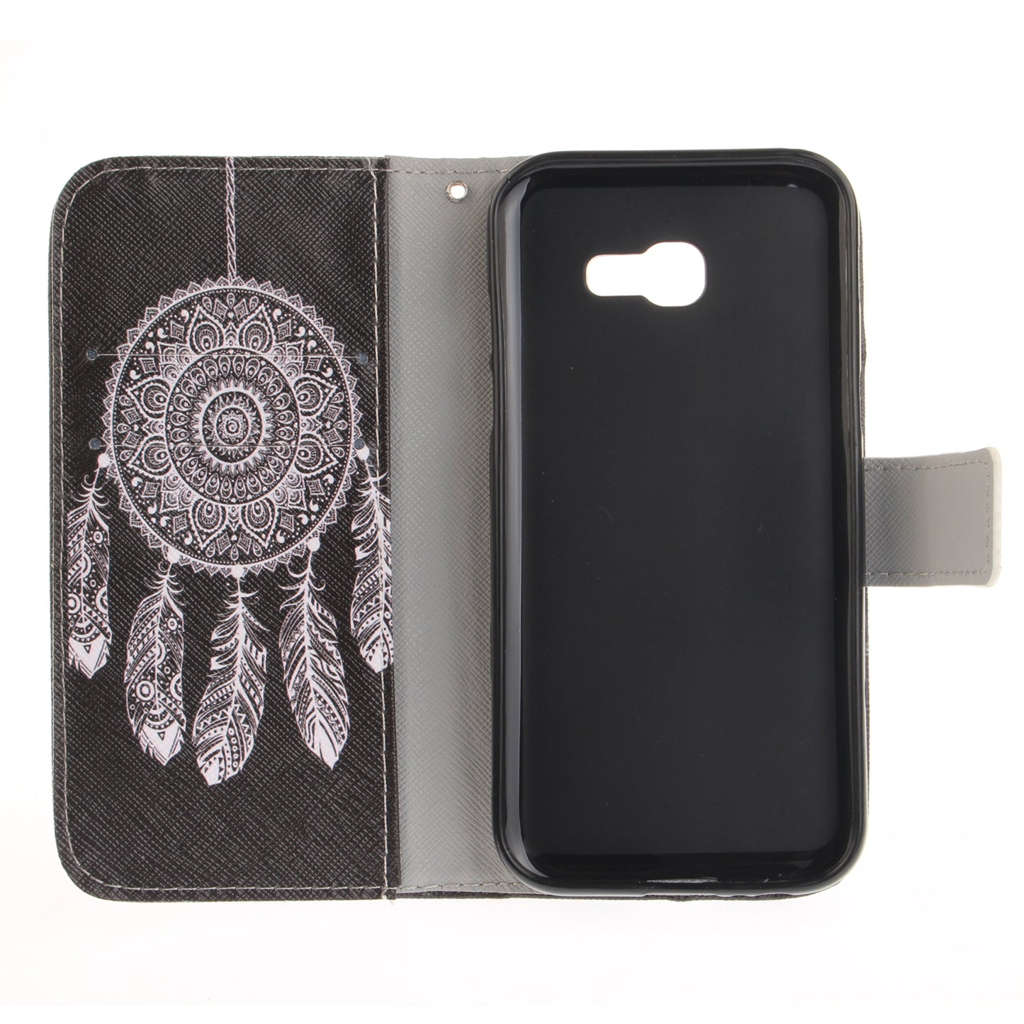 Samsung Galaxy A3 2017 Case Pattern Printed Flip Magnetic Wallet Card Slot Soft Protective Cover for Samsung Galaxy A3 2017