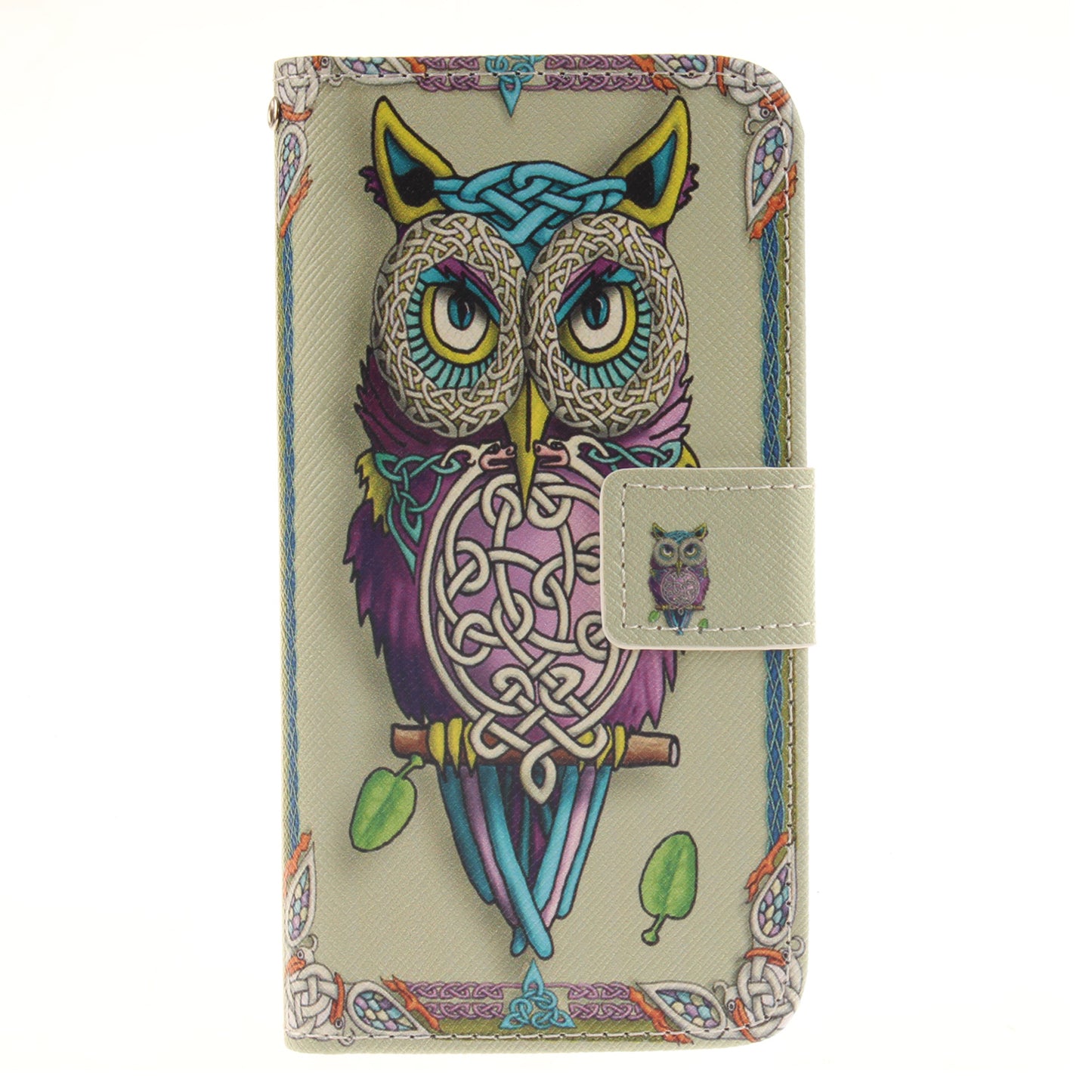 Samsung Galaxy S7 Case Pattern Printed Flip Magnetic Wallet Card Slot Soft Protective Cover for Samsung Galaxy S7