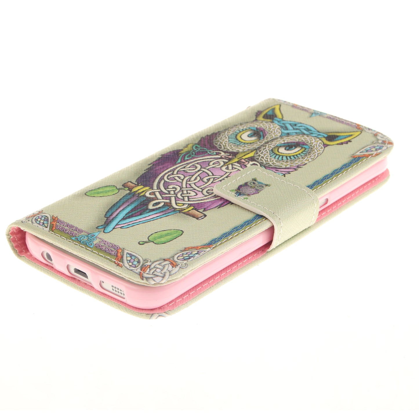 Samsung Galaxy S7 Case Pattern Printed Flip Magnetic Wallet Card Slot Soft Protective Cover for Samsung Galaxy S7