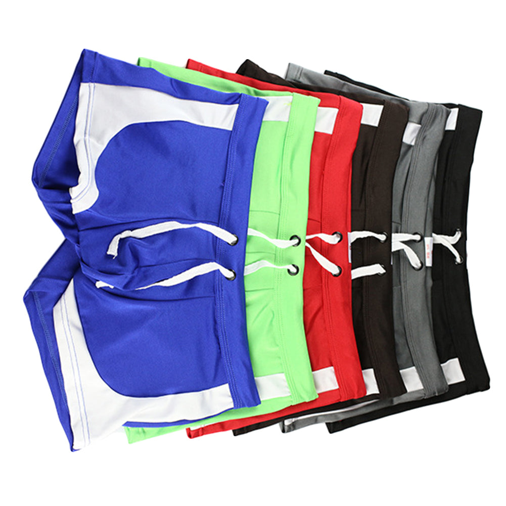 Men Boxer Briefs Swimming Shorts Trunks Beach Surf Board Swimwear Swimsuits