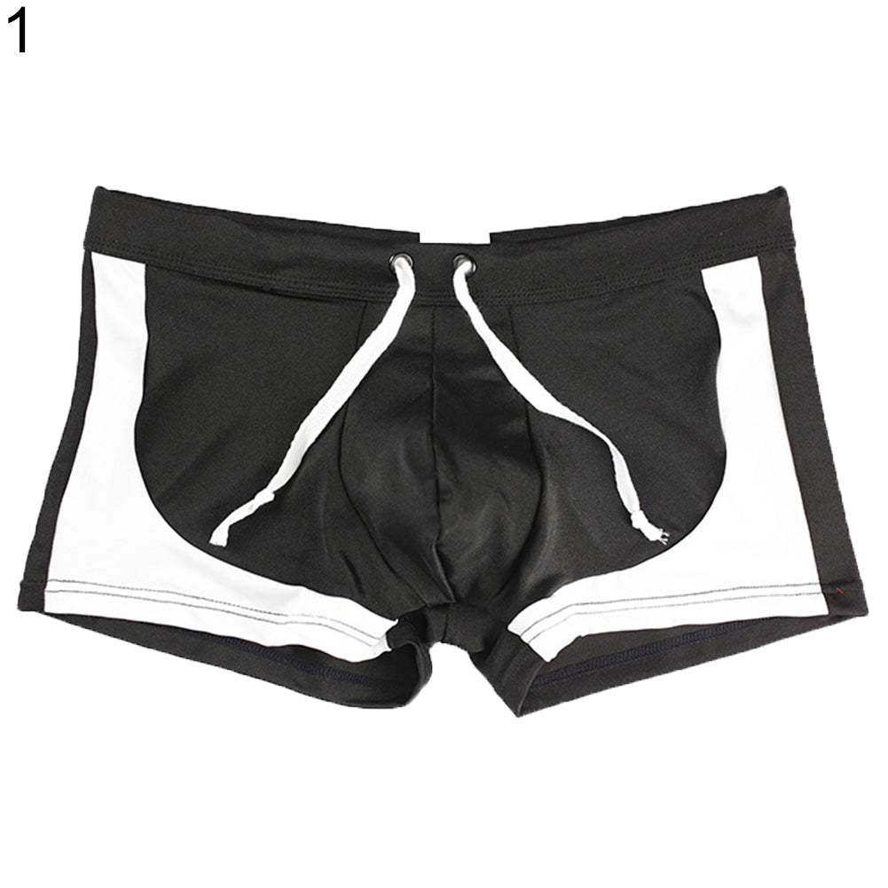 Men Boxer Briefs Swimming Shorts Trunks Beach Surf Board Swimwear Swimsuits