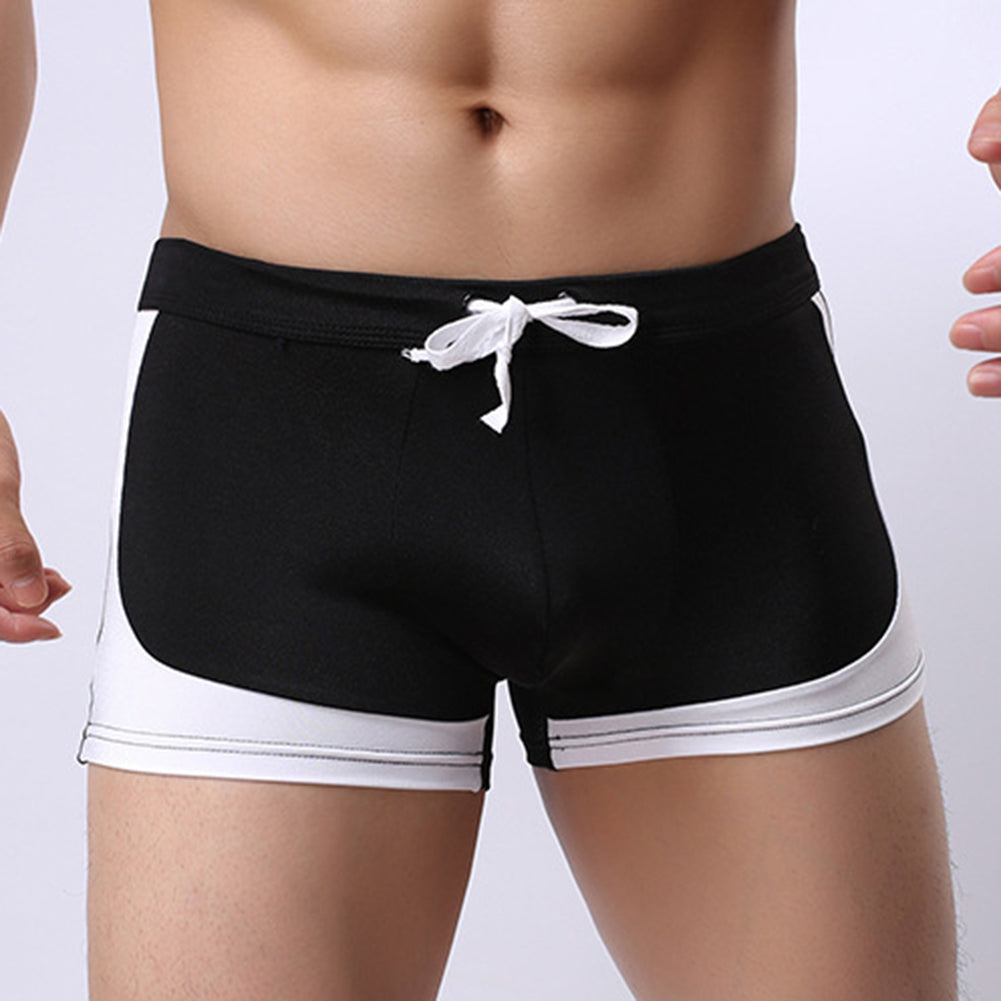 Men Boxer Briefs Swimming Shorts Trunks Beach Surf Board Swimwear Swimsuits