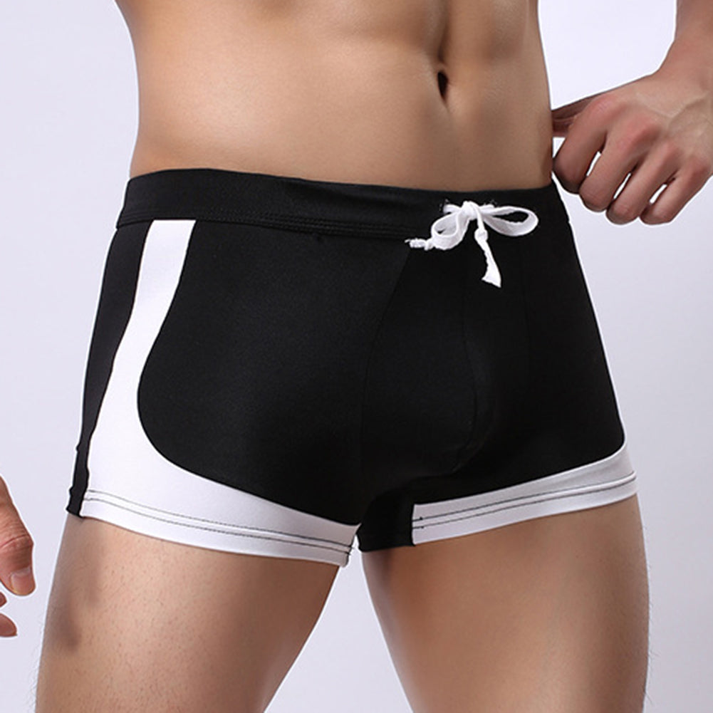 Men Boxer Briefs Swimming Shorts Trunks Beach Surf Board Swimwear Swimsuits
