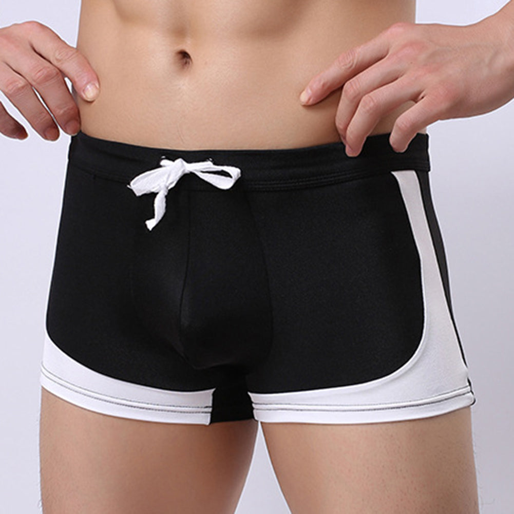 Men Boxer Briefs Swimming Shorts Trunks Beach Surf Board Swimwear Swimsuits