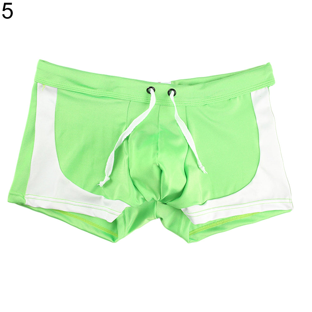 Men Boxer Briefs Swimming Shorts Trunks Beach Surf Board Swimwear Swimsuits