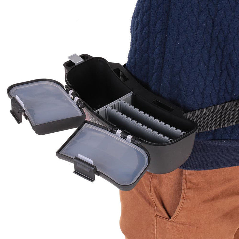 2017 Tackle Fishing Bait Lure Hook Storage Box Case Waist Carrier Holder New