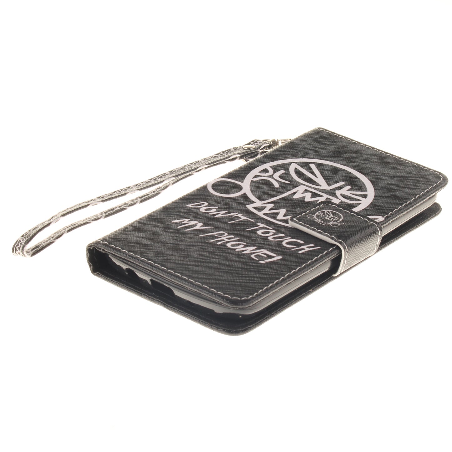 LG K8 Case Pattern Printed Flip Magnetic Wallet Card Slot Soft Protective Cover for LG K8