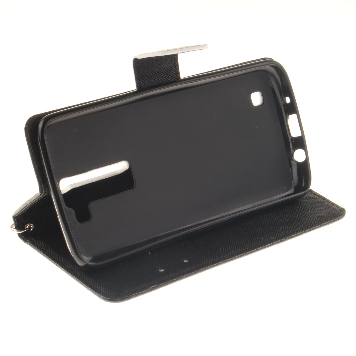 LG K8 Case Pattern Printed Flip Magnetic Wallet Card Slot Soft Protective Cover for LG K8