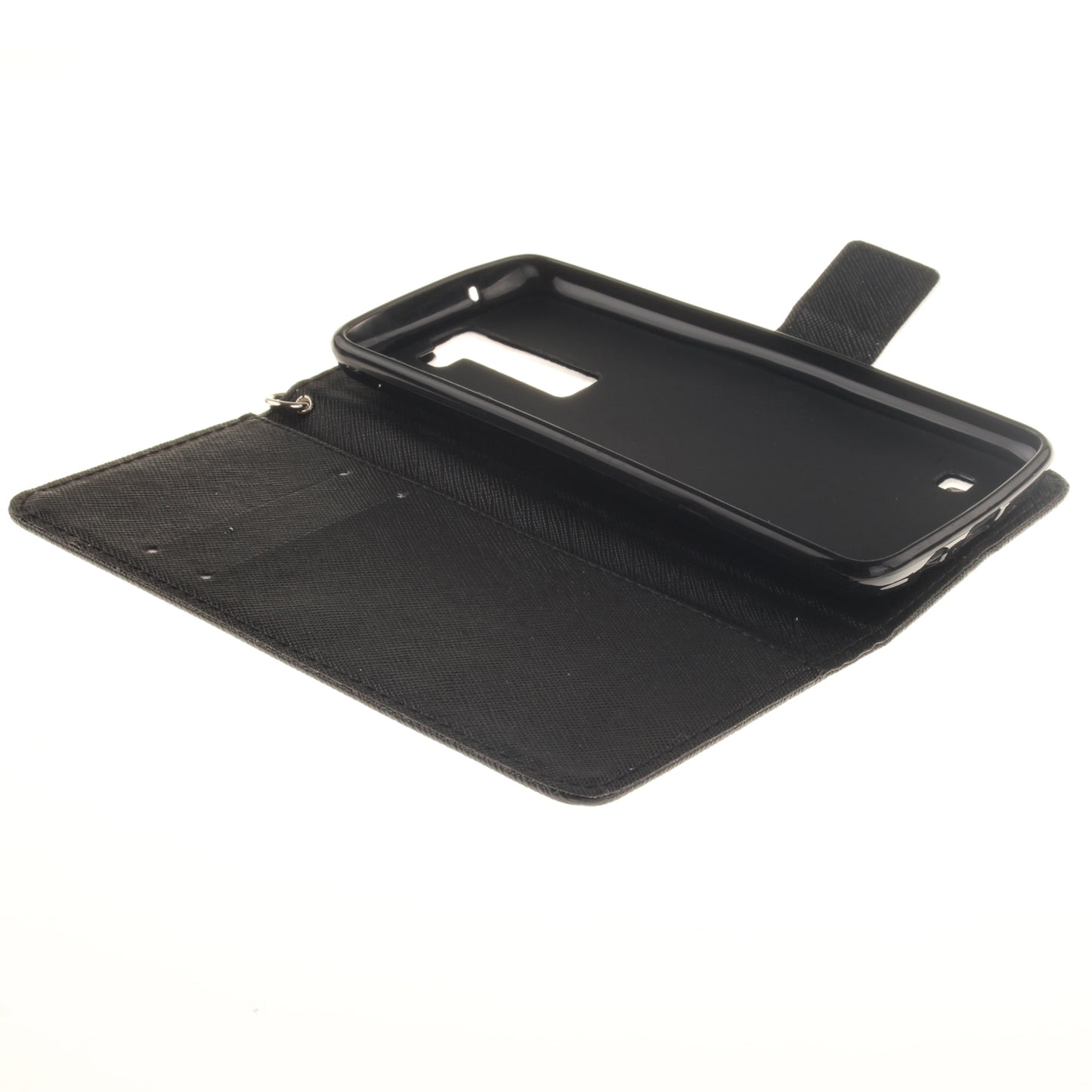 LG K8 Case Pattern Printed Flip Magnetic Wallet Card Slot Soft Protective Cover for LG K8