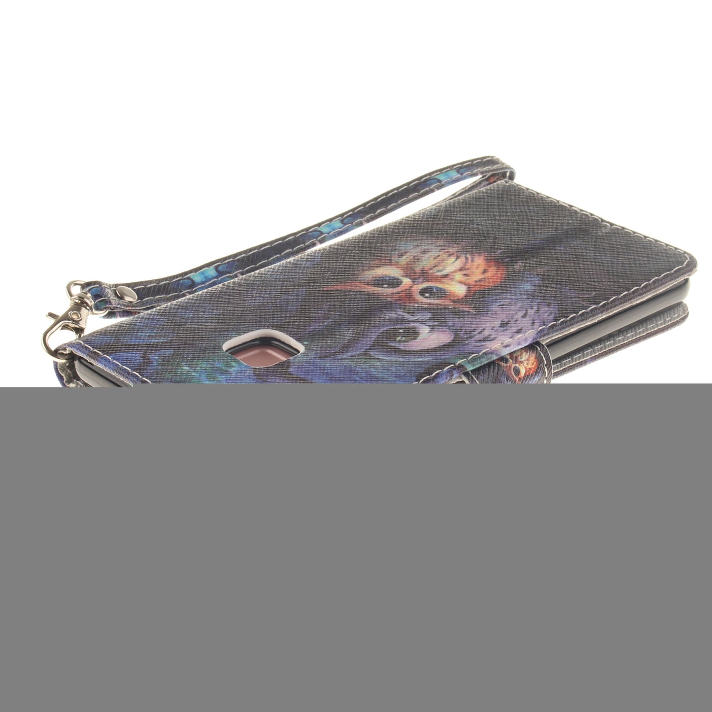 Huawei P9 lite Case Pattern Printed Flip Magnetic Wallet Card Slot Soft Protective Cover for Huawei P9 lite