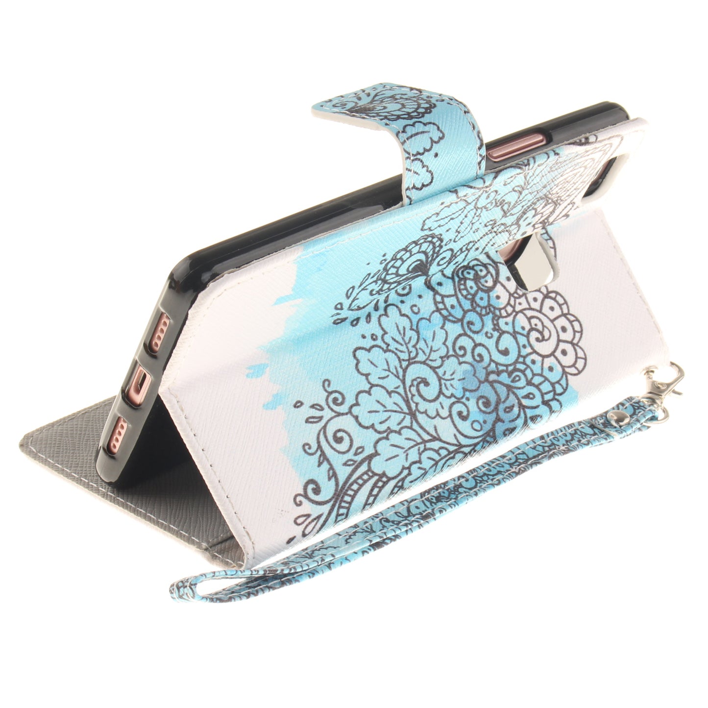 Huawei P9 lite Case Pattern Printed Flip Magnetic Wallet Card Slot Soft Protective Cover for Huawei P9 lite