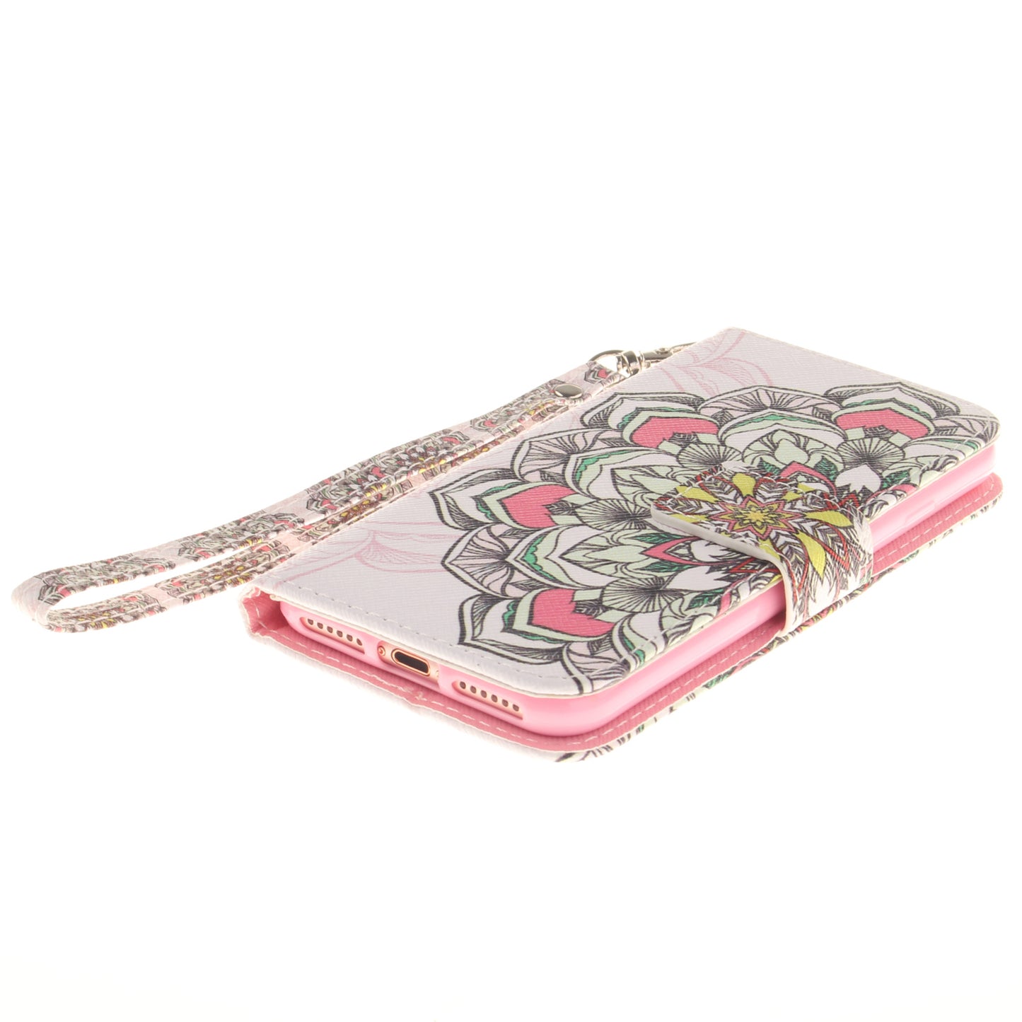 Apple iPhone 7 Case Pattern Printed Flip Magnetic Wallet Card Slot Soft Protective Cover for Apple iPhone 7