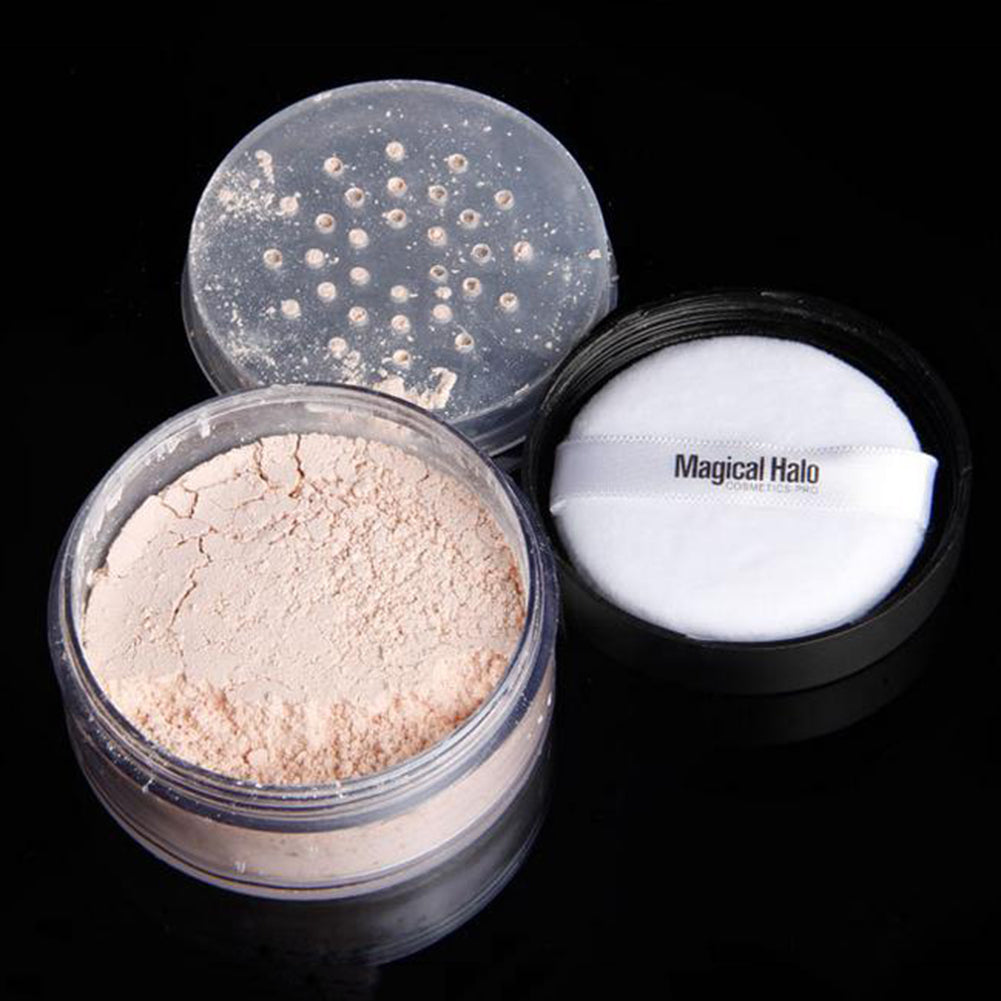 Oil Control Lasting Beauty Skin Makeup Concealer Loose Powder Finishing Powder
