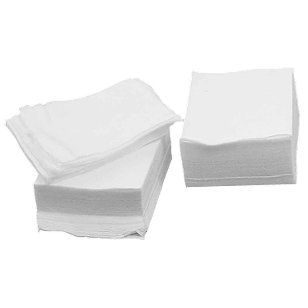 White Rectangle Facial Cotton Pad 200 Pcs Disposable Tissue Pads Makeup Remover