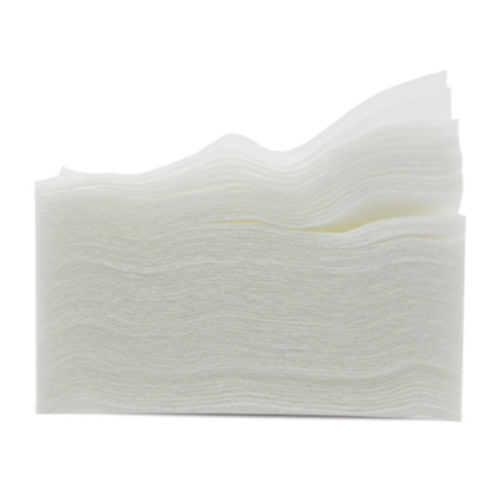 White Rectangle Facial Cotton Pad 200 Pcs Disposable Tissue Pads Makeup Remover