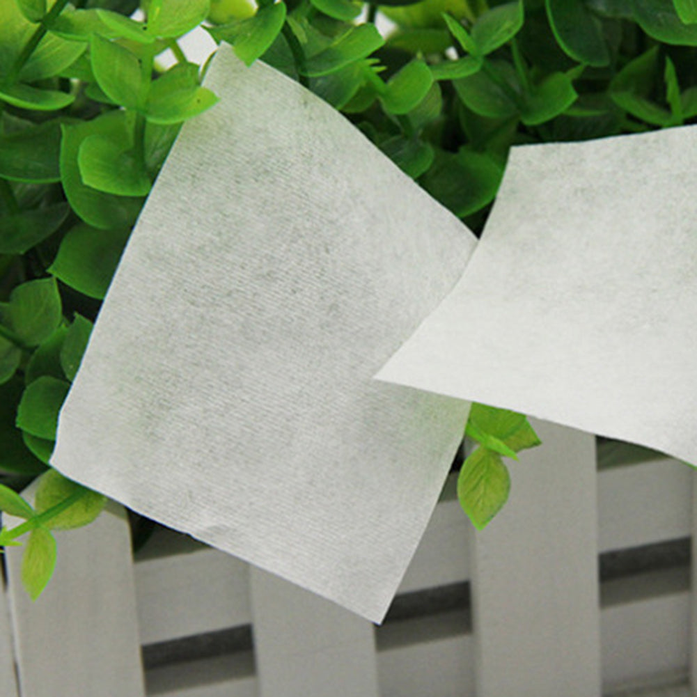 White Rectangle Facial Cotton Pad 200 Pcs Disposable Tissue Pads Makeup Remover