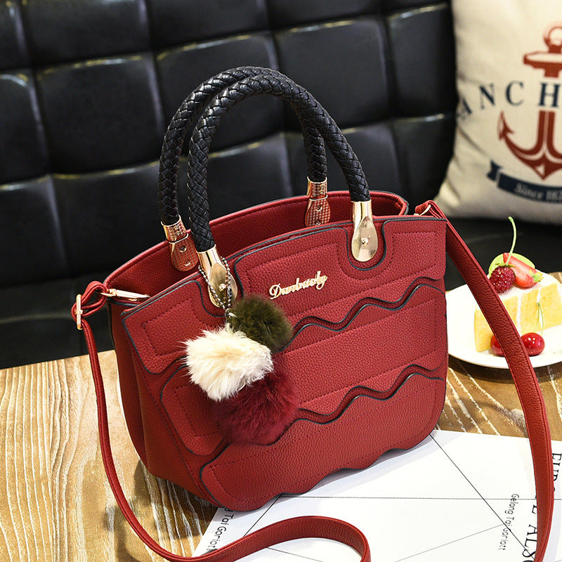 ShuNvBaSha 2017 New Women Shoulder Bag Fashion Female Casual Handbag Leisure Bag Satchel All-match Minimalist Trend Bag