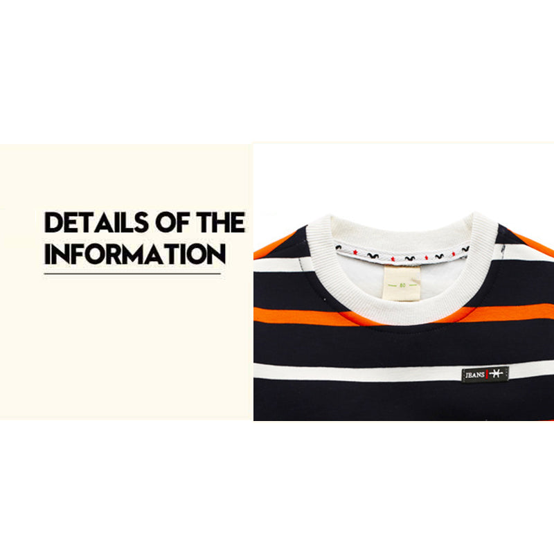 Baby autumn winter thick cotton tops children's clothing